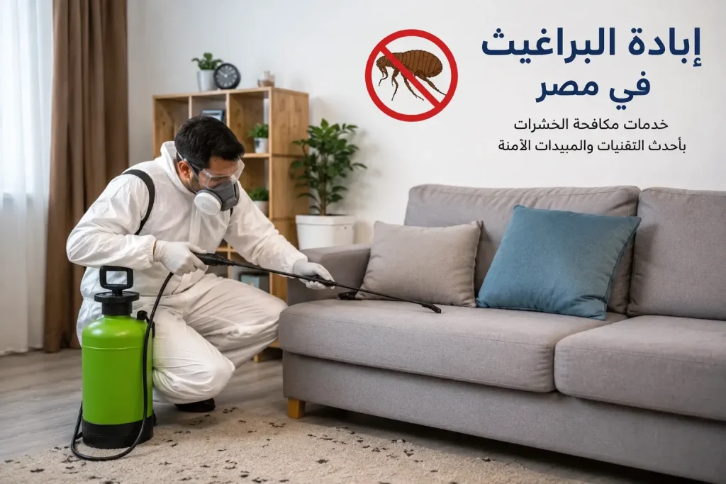 إبادة البراغيث في مصر